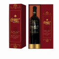 Embossing Paper Red Wine Packaging Gift Box